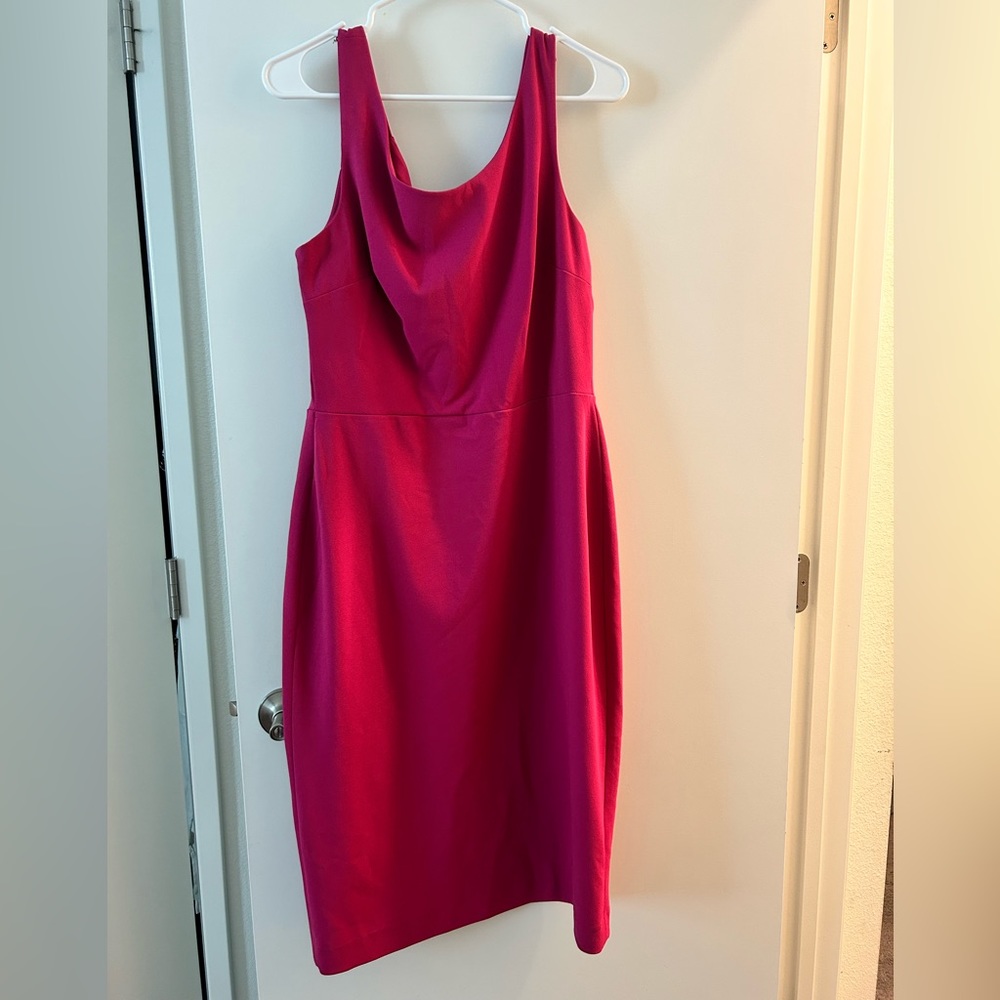Stunning form flattering pink dress
